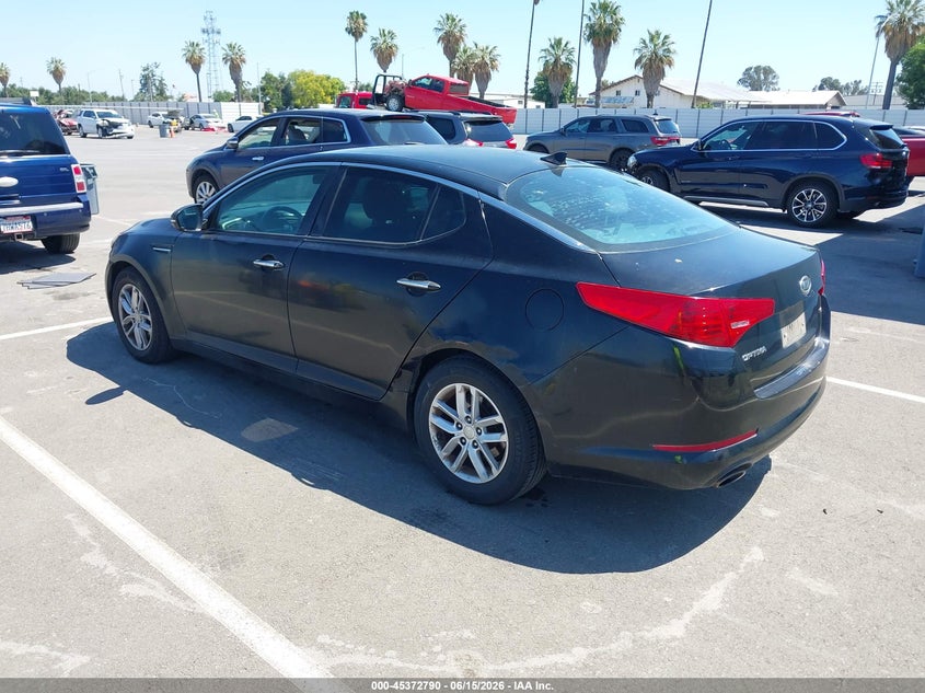 2012 Kia Optima VIN 5XXGM4A78CG056986 IAAI salvage auction — LEFT SIDE, Salvage (California), sold $975 on 2026-07-07 (photo 3)