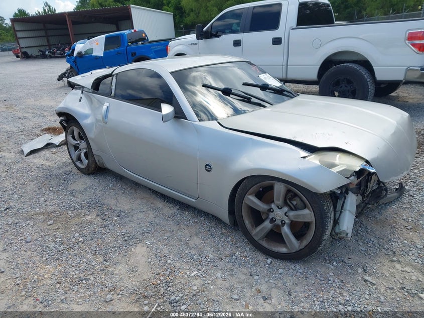 2007 Nissan 350z VIN JN1BZ34D07M505488 IAAI salvage auction — BIOHAZARD/CHEMICAL, Salvage (Mississippi), sold $200 on 2026-07-17 (photo 1)