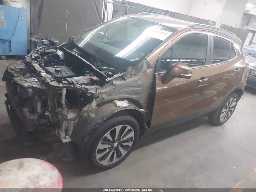 2017 Buick Encore VIN KL4CJCSB7HB073631 IAAI salvage auction — FRONT END, Salvage (Arizona), sold $25 on 2026-07-28 (photo 2)