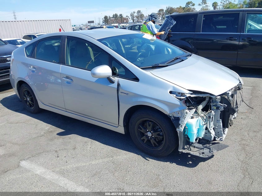 2014 Toyota Prius VIN JTDKN3DU1E0388954 IAAI salvage auction — FRONT END, Salvage (California), sold $550 on 2026-07-23 (photo 1)
