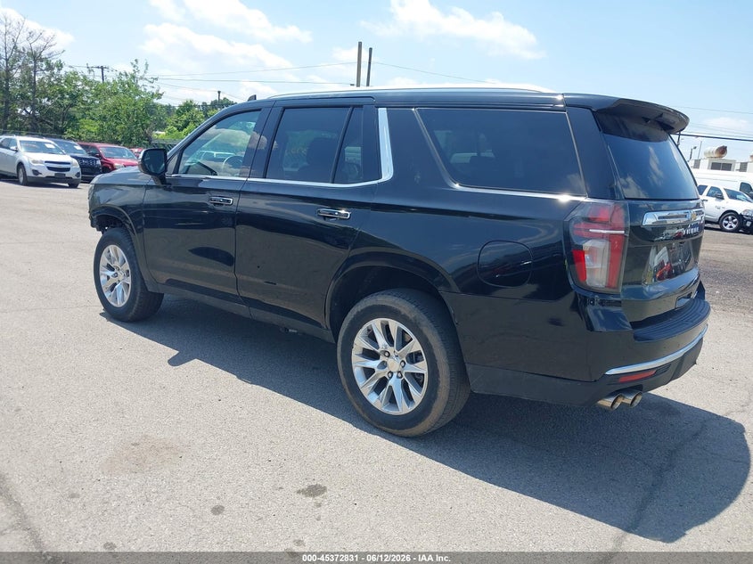 2023 Chevrolet Tahoe VIN 1GNSKSKD6PR466186 IAAI salvage auction — FRONT END, Clear (New Jersey), sold $28,550 on 2026-07-09 (photo 3)