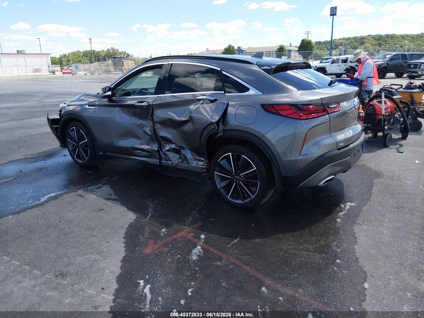 2023 Infiniti Qx55 VIN 3PCAJ5LR2PF124744 IAAI salvage auction — LEFT FRONT, Salvage (Missouri), sold $7,525 on 2026-08-11 (photo 3)