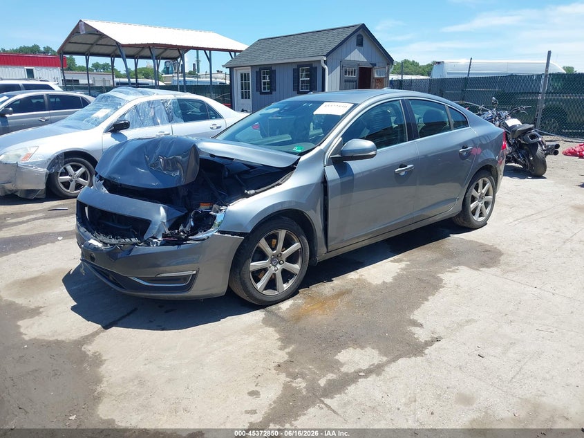 2016 Volvo S60 VIN YV126MFKXG2404245 IAAI salvage auction — FRONT END, Clear (Virginia), sold $425 on 2026-07-16 (photo 2)