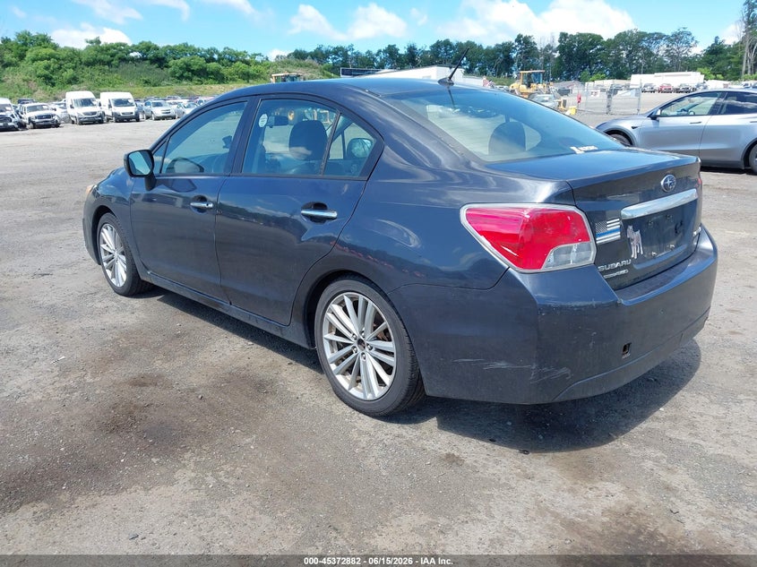 2012 Subaru Impreza VIN JF1GJAG65CH013236 IAAI salvage auction — FRONT END, Clear (North Carolina), sold $600 on 2026-07-30 (photo 3)