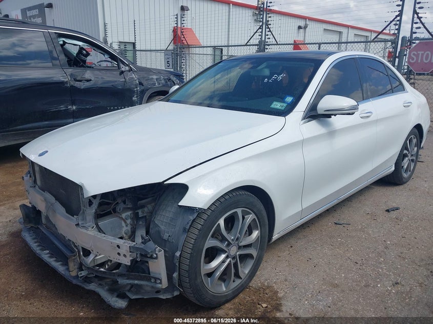 2017 Mercedes-benz C-klasse VIN 55SWF4JB3HU190887 IAAI salvage auction — UNKNOWN, Original (Texas), sold $4,000 on 2026-07-27 (photo 2)