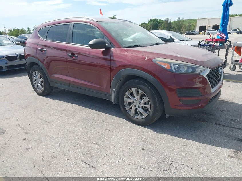 2020 Hyundai Tucson VIN KM8J33A43LU251215 IAAI salvage auction — REAR END, Rebuildable (Florida), sold $4,050 on 2026-07-16 (photo 1)