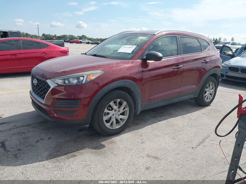 2020 Hyundai Tucson VIN KM8J33A43LU251215 IAAI salvage auction — REAR END, Rebuildable (Florida), sold $4,050 on 2026-07-16 (photo 2)