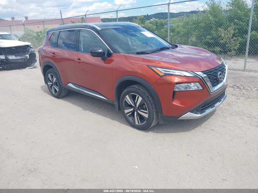 2022 Nissan Rogue VIN JN8BT3DD2NW275442 IAAI salvage auction — HAIL, Salvage Title, sold $4,150 on 2026-07-28 (photo 1)