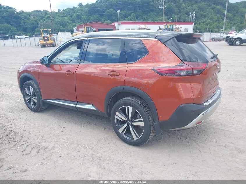 2022 Nissan Rogue VIN JN8BT3DD2NW275442 IAAI salvage auction — HAIL, Salvage Title, sold $4,150 on 2026-07-28 (photo 3)