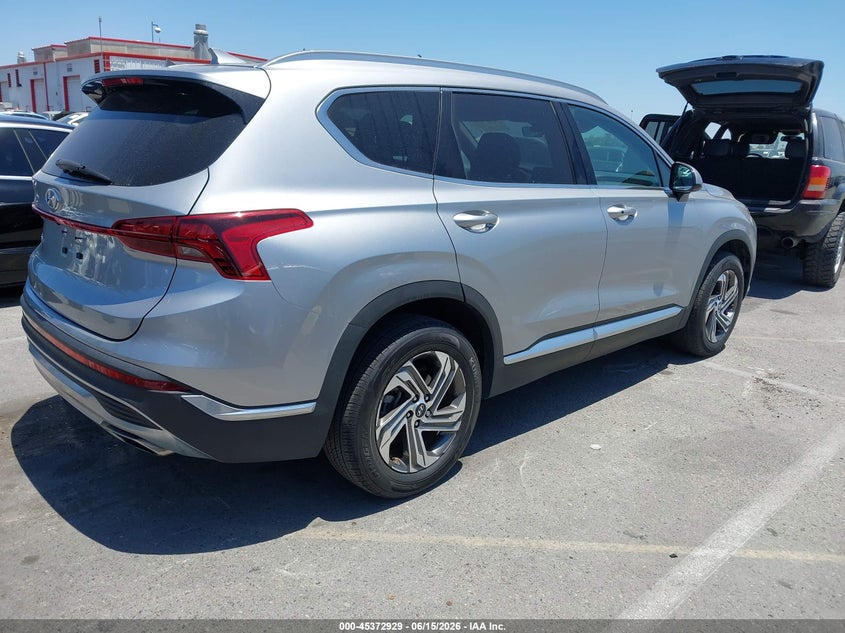 2022 Hyundai Santa fe VIN 5NMS24AJ8NH433672 IAAI salvage auction — LEFT SIDE, Salvage (California), sold $9,050 on 2026-07-09 (photo 4)