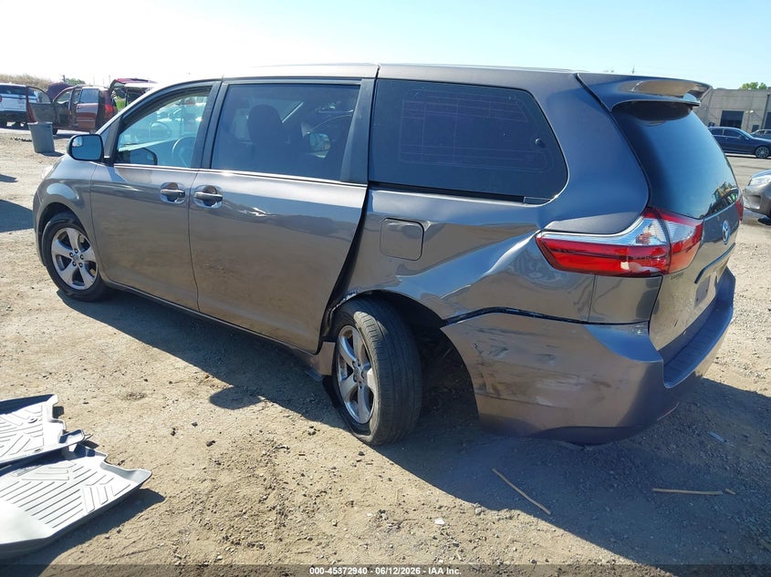 2015 Toyota Sienna VIN 5TDZK3DC0FS613264 IAAI salvage auction — LEFT REAR, Salvage (Arizona), sold $2,950 on 2026-07-08 (photo 3)