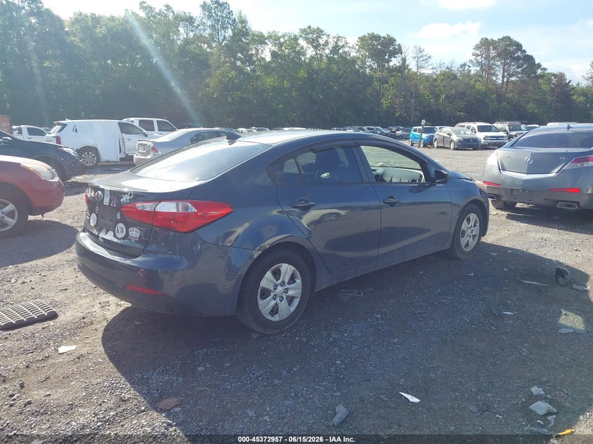 2016 Kia Forte VIN KNAFK4A67G5471247 IAAI salvage auction — FRONT END, Salvage (South Carolina), sold $350 on 2026-07-12 (photo 4)