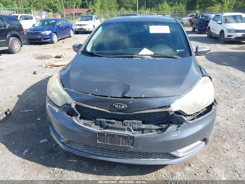 2016 Kia Forte VIN KNAFK4A67G5471247 IAAI salvage auction — FRONT END, Salvage (South Carolina), sold $350 on 2026-07-12 (photo 6)