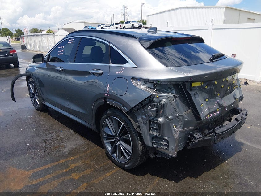 2023 Infiniti Qx55 VIN 3PCAJ5JR5PF102787 IAAI salvage auction — FRONT & REAR, Salvage Title, sold $25 on 2026-07-27 (photo 3)