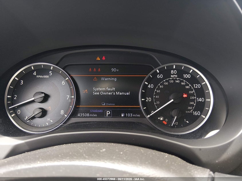 2023 Infiniti Qx55 VIN 3PCAJ5JR5PF102787 IAAI salvage auction — FRONT & REAR, Salvage Title, sold $25 on 2026-07-27 (photo 7)