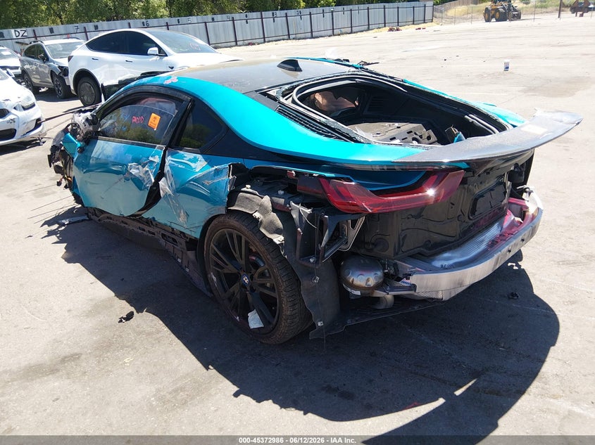 2016 BMW I8 VIN WBY2Z2C54GV675976 IAAI salvage auction — FRONT END, Salvage (Utah), sold $75 on 2026-07-23 (photo 3)