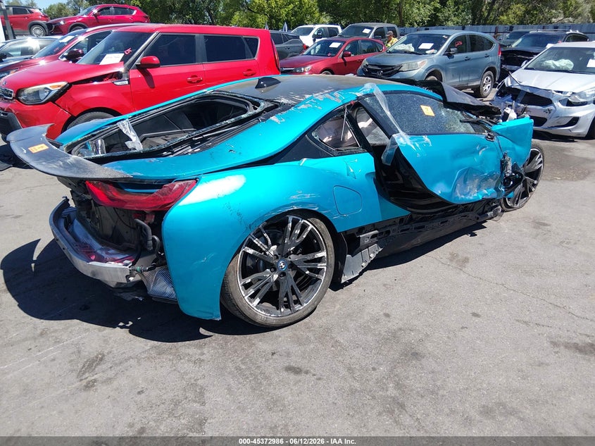 2016 BMW I8 VIN WBY2Z2C54GV675976 IAAI salvage auction — FRONT END, Salvage (Utah), sold $75 on 2026-07-23 (photo 4)