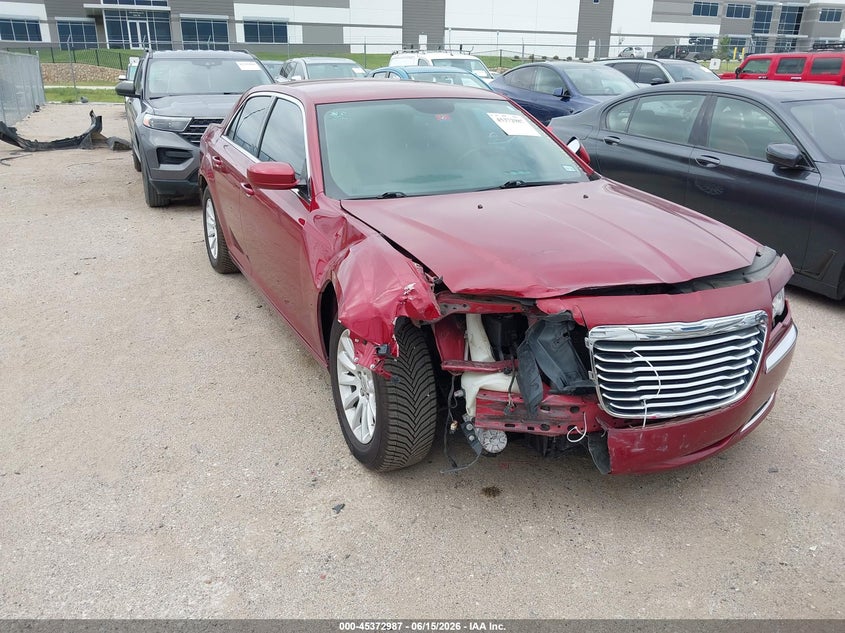 2014 Chrysler 300 VIN 2C3CCAAG1EH321252 IAAI salvage auction — FRONT END, Salvage Title, sold $2,350 on 2026-07-23 (photo 1)