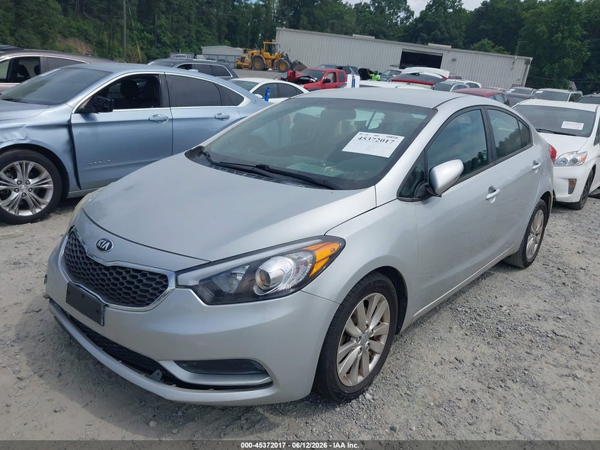 2016 Kia Forte VIN KNAFX4A65G5446252 IAAI salvage auction — RIGHT FRONT, Salvage (Georgia), sold $575 on 2026-07-21 (photo 2)