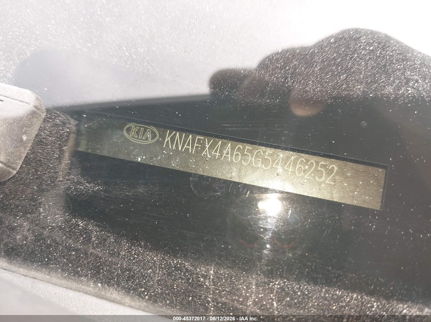 2016 Kia Forte VIN KNAFX4A65G5446252 IAAI salvage auction — RIGHT FRONT, Salvage (Georgia), sold $575 on 2026-07-21 (photo 9)