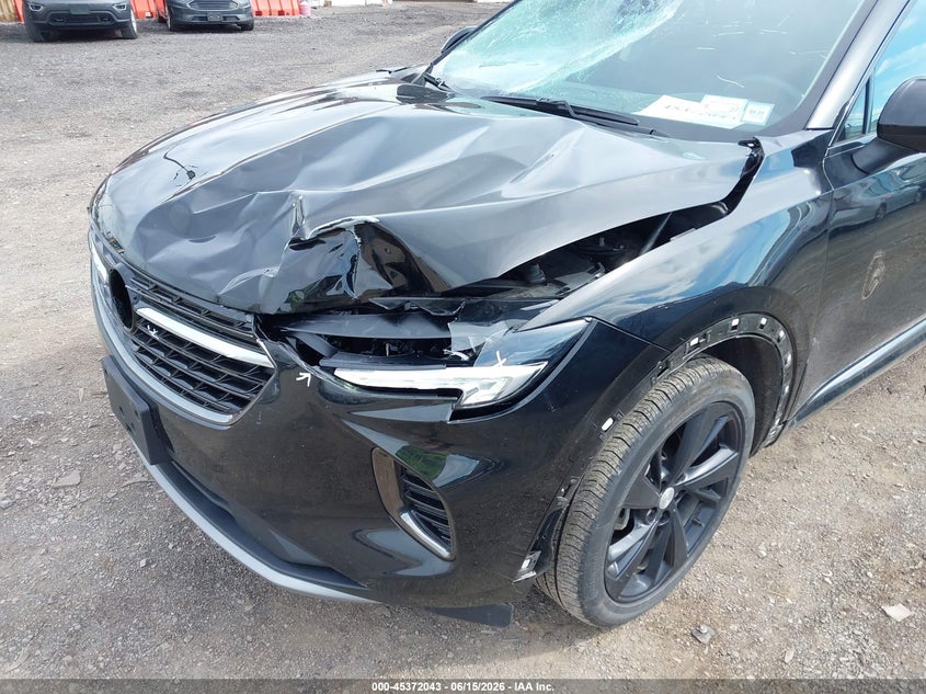 2021 Buick Envision VIN LRBFZMR4XMD193185 IAAI salvage auction — FRONT END, Salvage Title, sold $5,150 on 2026-07-15 (photo 6)