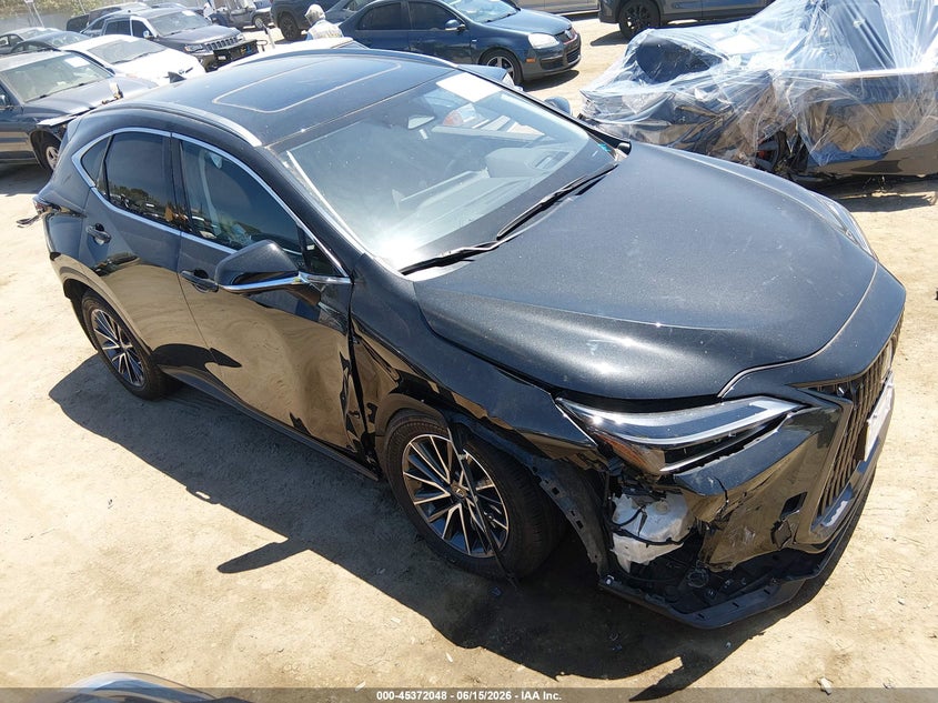 2025 Lexus NX 350h VIN JTJGKCEZ8S5031615 — IAAI salvage auction photo