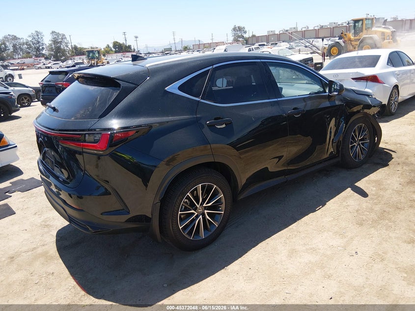 2025 Lexus Nx VIN JTJGKCEZ8S5031615 IAAI salvage auction — RIGHT FRONT, Salvage Title, sold $22,250 on 2026-08-10 (photo 4)
