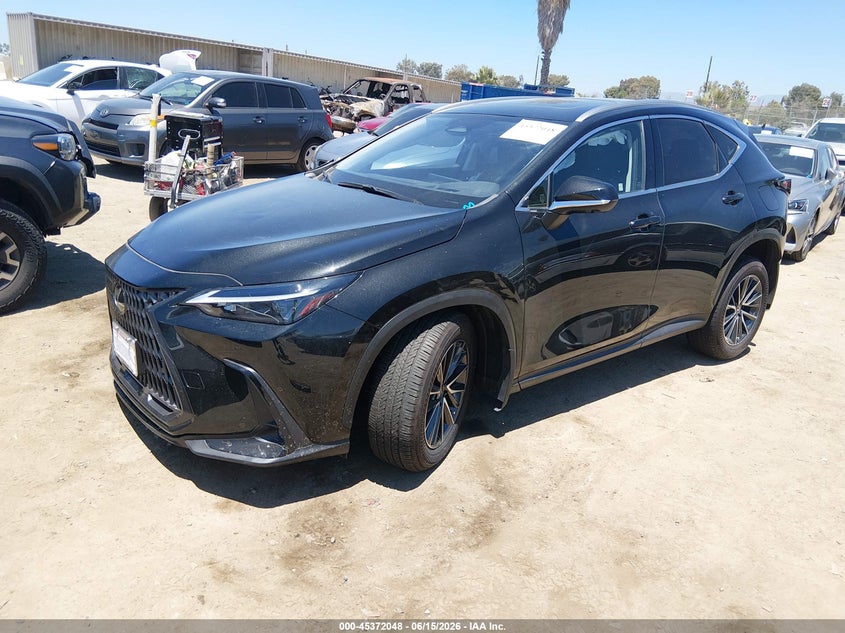 2025 Lexus Nx VIN JTJGKCEZ8S5031615 IAAI salvage auction — RIGHT FRONT, Salvage Title, sold $22,250 on 2026-08-10 (photo 2)