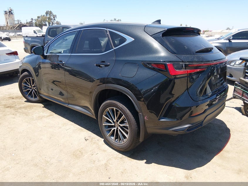 2025 Lexus Nx VIN JTJGKCEZ8S5031615 IAAI salvage auction — RIGHT FRONT, Salvage Title, sold $22,250 on 2026-08-10 (photo 3)