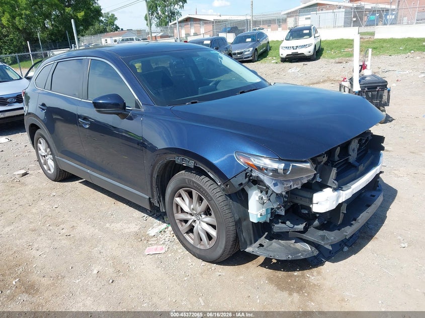 2016 Mazda Cx-9 VIN JM3TCABY5G0101890 IAAI salvage auction — FRONT END, Clear (Tennessee), sold $2,200 on 2026-07-23 (photo 1)