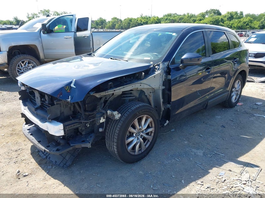 2016 Mazda Cx-9 VIN JM3TCABY5G0101890 IAAI salvage auction — FRONT END, Clear (Tennessee), sold $2,200 on 2026-07-23 (photo 2)