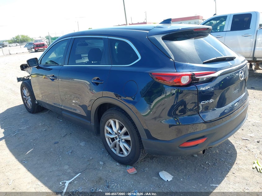 2016 Mazda Cx-9 VIN JM3TCABY5G0101890 IAAI salvage auction — FRONT END, Clear (Tennessee), sold $2,200 on 2026-07-23 (photo 3)