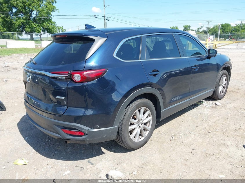 2016 Mazda Cx-9 VIN JM3TCABY5G0101890 IAAI salvage auction — FRONT END, Clear (Tennessee), sold $2,200 on 2026-07-23 (photo 4)