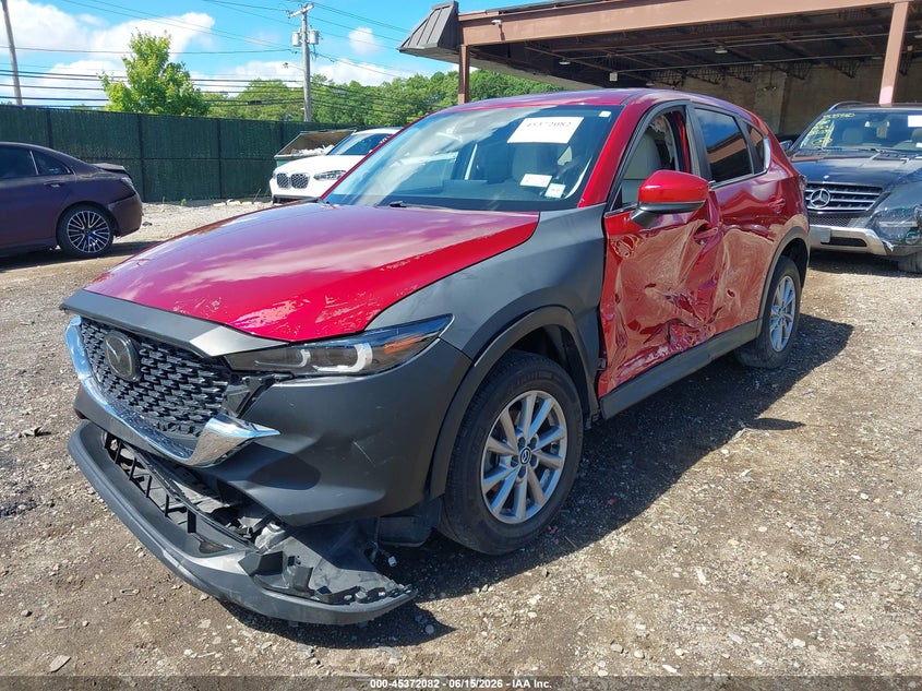 2022 Mazda Cx-5 VIN JM3KFBCMXN1593277 IAAI salvage auction — LEFT SIDE, Salvage Title, sold $4,050 on 2026-07-28 (photo 2)