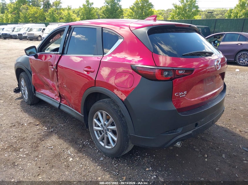 2022 Mazda Cx-5 VIN JM3KFBCMXN1593277 IAAI salvage auction — LEFT SIDE, Salvage Title, sold $4,050 on 2026-07-28 (photo 3)