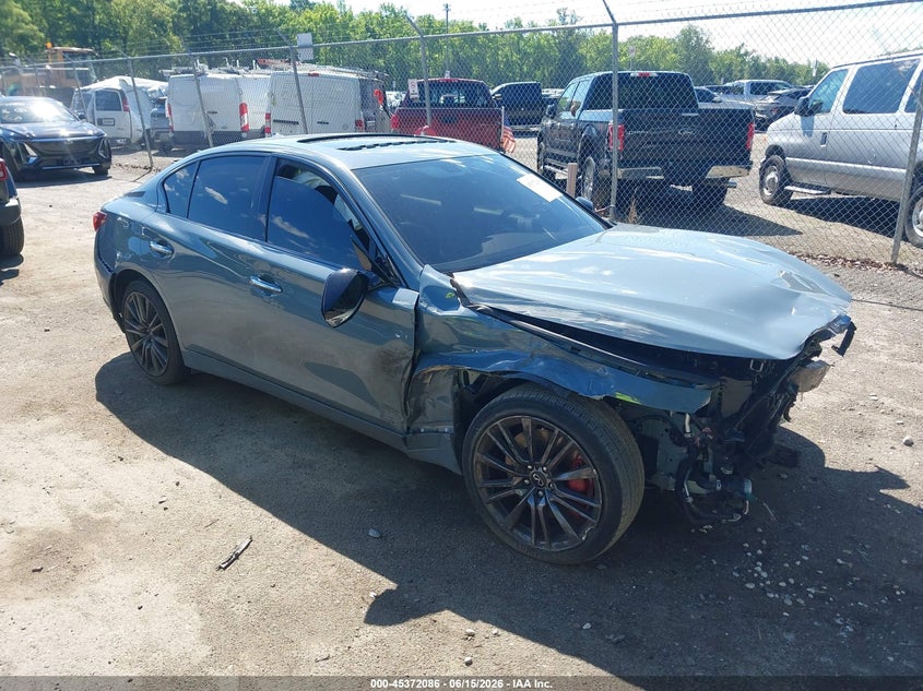 2024 Infiniti Q50 VIN JN1FV7DR1RM680741 — IAAI salvage auction photo