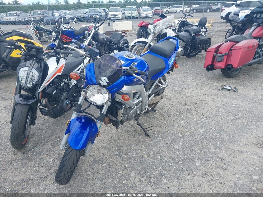 2003 Suzuki Sv650 VIN JS1VP53A032100315 IAAI salvage auction — LEFT SIDE, Clear (Massachusetts), sold $150 on 2026-07-15 (photo 2)
