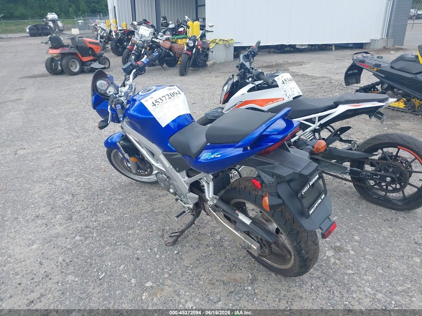 2003 Suzuki Sv650 VIN JS1VP53A032100315 IAAI salvage auction — LEFT SIDE, Clear (Massachusetts), sold $150 on 2026-07-15 (photo 3)