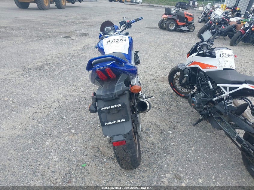 2003 Suzuki Sv650 VIN JS1VP53A032100315 IAAI salvage auction — LEFT SIDE, Clear (Massachusetts), sold $150 on 2026-07-15 (photo 6)