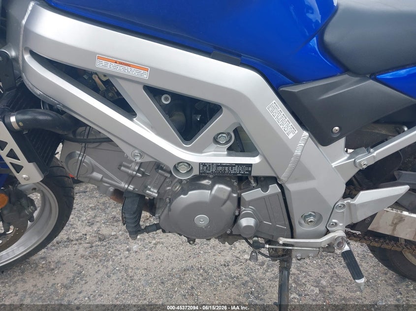 2003 Suzuki Sv650 VIN JS1VP53A032100315 IAAI salvage auction — LEFT SIDE, Clear (Massachusetts), sold $150 on 2026-07-15 (photo 9)