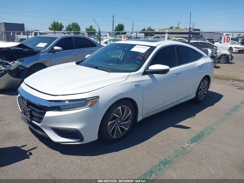 2019 Honda Insight VIN 19XZE4F95KE027839 IAAI salvage auction — RIGHT SIDE, Salvage (California), sold $3,650 on 2026-07-08 (photo 2)