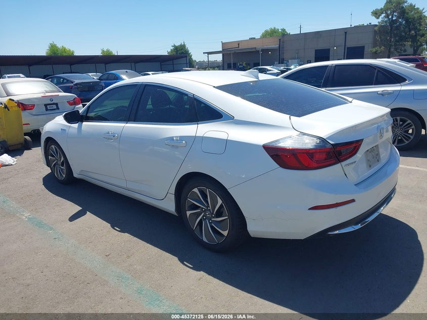 2019 Honda Insight VIN 19XZE4F95KE027839 IAAI salvage auction — RIGHT SIDE, Salvage (California), sold $3,650 on 2026-07-08 (photo 3)