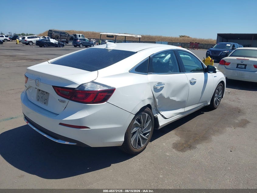 2019 Honda Insight VIN 19XZE4F95KE027839 IAAI salvage auction — RIGHT SIDE, Salvage (California), sold $3,650 on 2026-07-08 (photo 4)