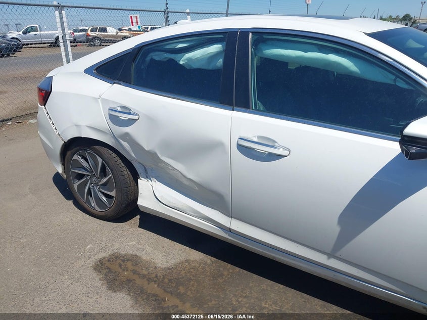 2019 Honda Insight VIN 19XZE4F95KE027839 IAAI salvage auction — RIGHT SIDE, Salvage (California), sold $3,650 on 2026-07-08 (photo 6)