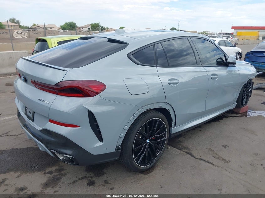 2025 BMW X6 VIN 5UX33EX01S9W31814 IAAI salvage auction — FRONT END, Salvage Title, sold $50,300 on 2026-09-01 (photo 4)