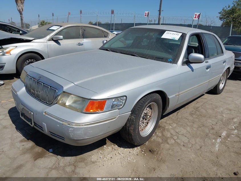 2001 Mercury Grand marquis VIN 2MEFM75W31X622355 IAAI salvage auction — RIGHT REAR, Clear - Dealer Only (California), sold $425 on 2026-07-08 (photo 2)