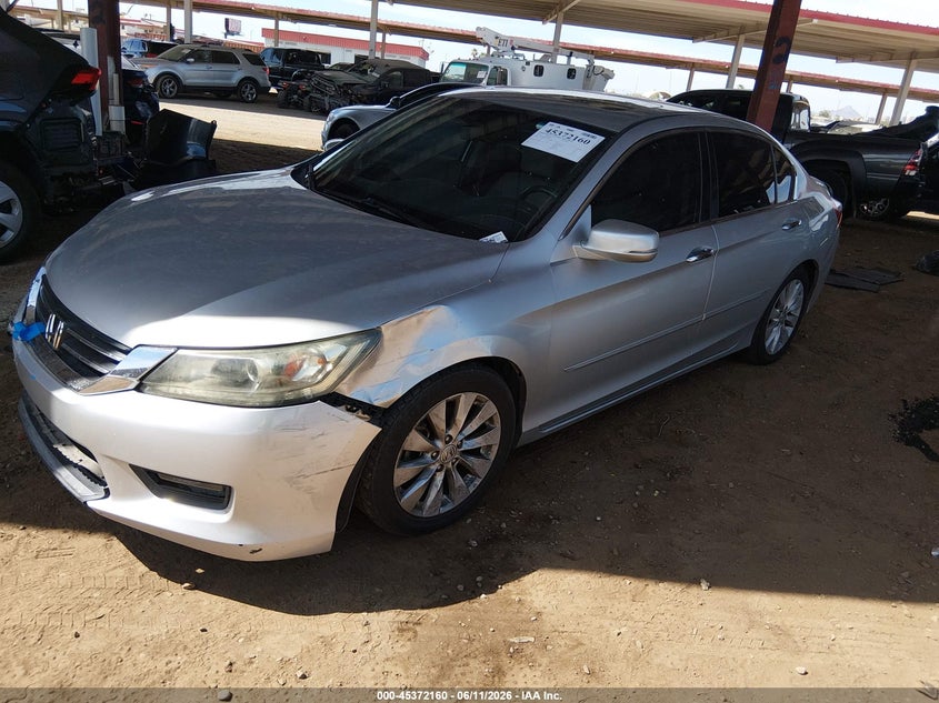 2014 Honda Accord VIN 1HGCR2F83EA023044 IAAI salvage auction — FRONT END, Salvage (Arizona), sold $2,500 on 2026-07-18 (photo 2)
