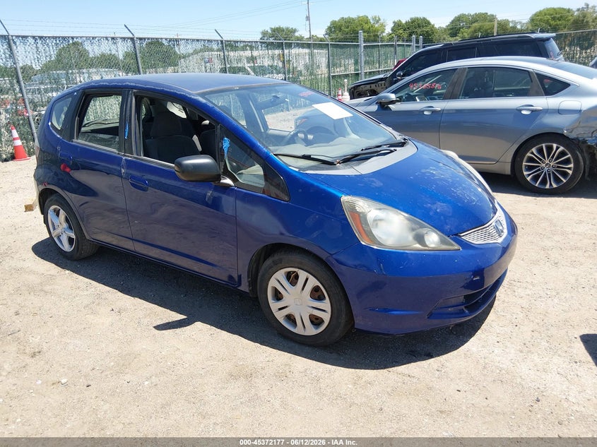 2009 Honda Fit VIN JHMGE882X9S051896 IAAI salvage auction — NORMAL WEAR, Clear (Kansas), sold $750 on 2026-07-17 (photo 1)