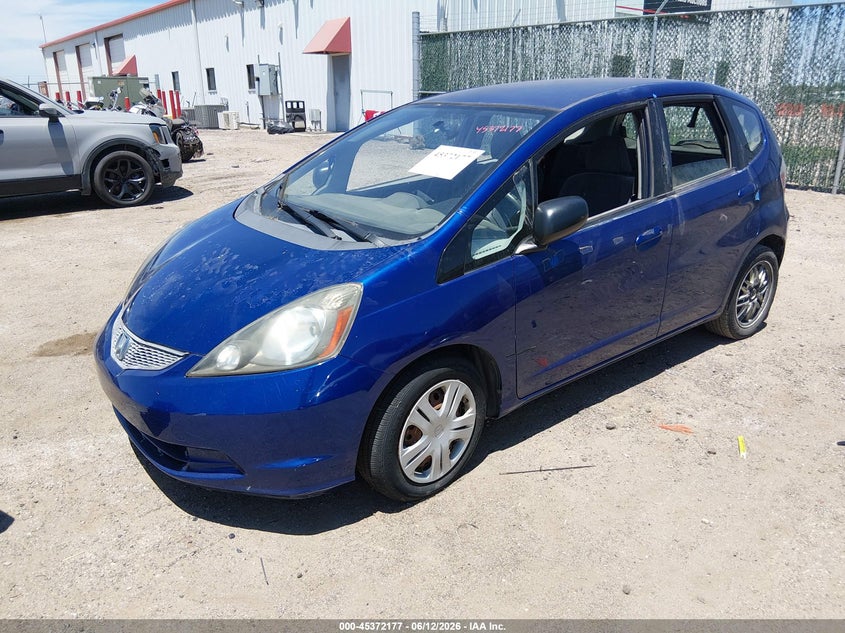 2009 Honda Fit VIN JHMGE882X9S051896 IAAI salvage auction — NORMAL WEAR, Clear (Kansas), sold $750 on 2026-07-17 (photo 2)