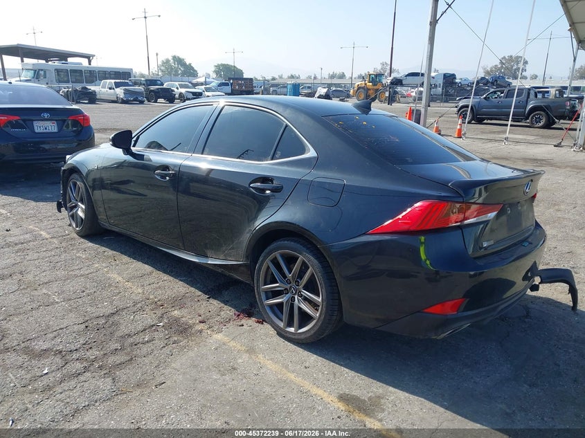 2020 Lexus Is VIN JTHGZ1E2XL5018144 IAAI salvage auction — RIGHT SIDE, Salvage (California), sold $825 on 2026-07-28 (photo 3)